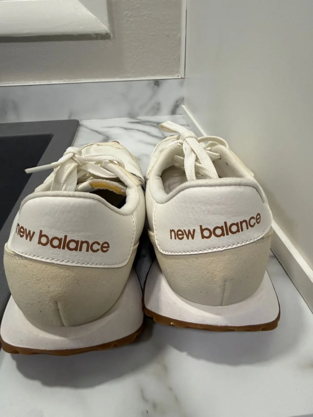 New Balance 237 Sea Salt Leopard Womens Size 10 Low Top Shoes Sneakers - Picture 6 of 10